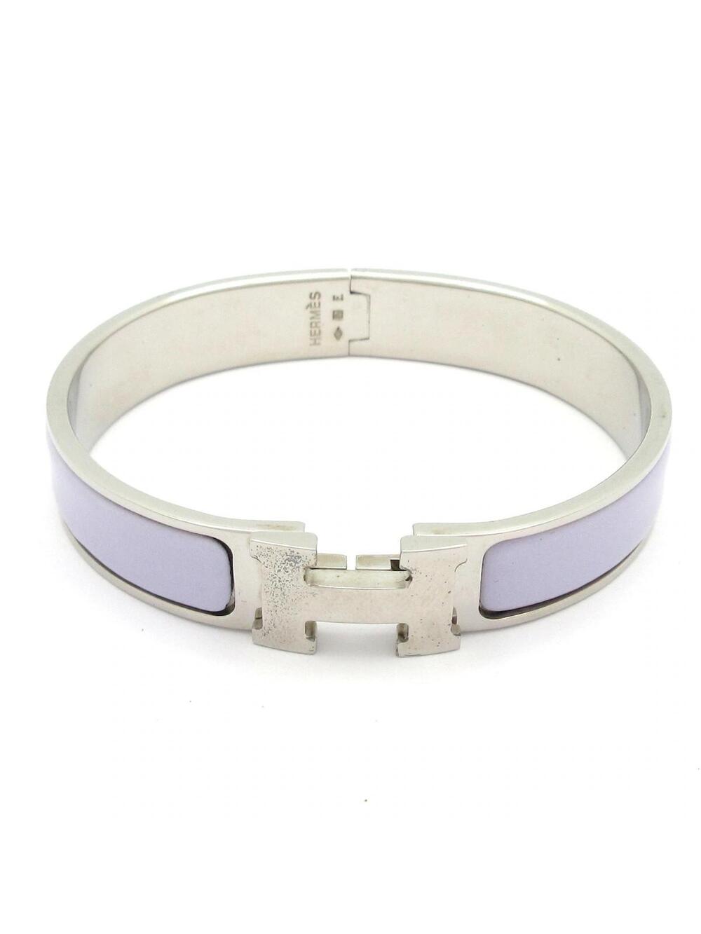 Hermes Clic H Silver Purple Hardware #349906H67B